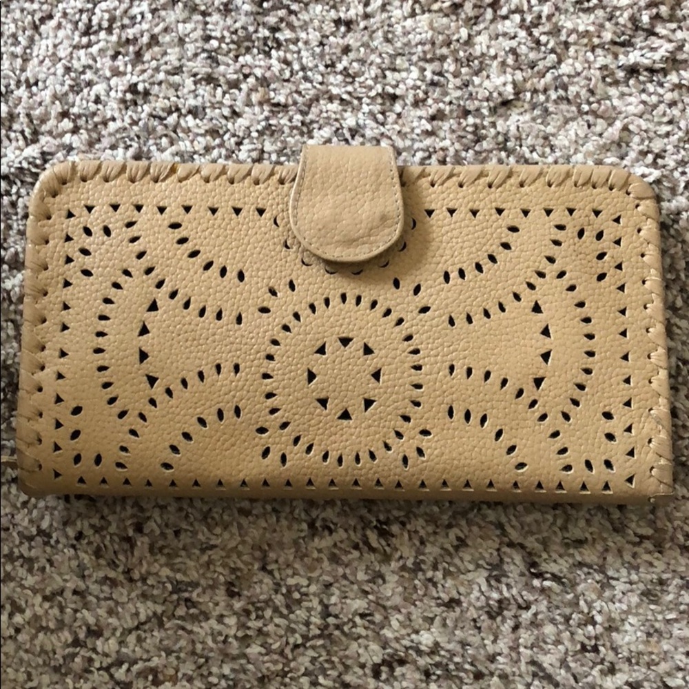 Cleobella Tan  Mexicana Clutch